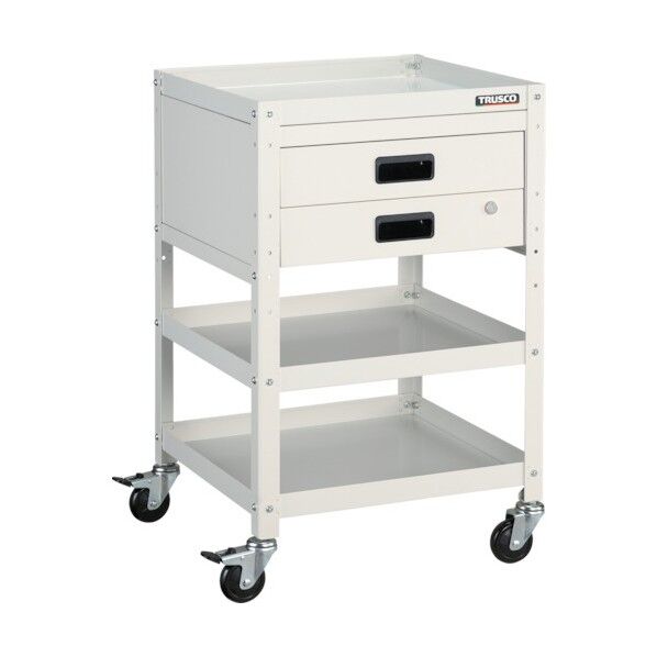 ラビットワゴン (ゴム車輪・2段引出し付)