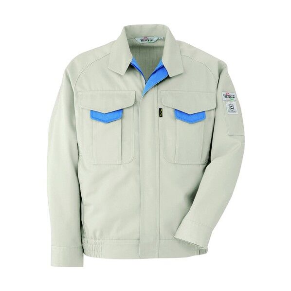 春夏エコ帯電防止 長袖ブルゾン