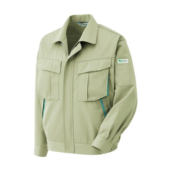 春夏エコ帯電防止 男女ペア長袖ブルゾン