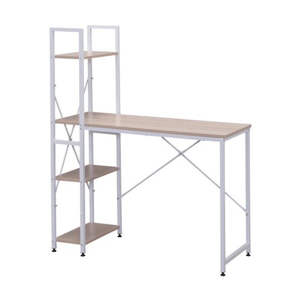 ラック付きデスク