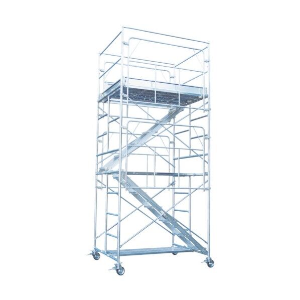 鋼管製移動式足場ローリングタワー内階段仕様 段数:4 RA-4UHC 1点