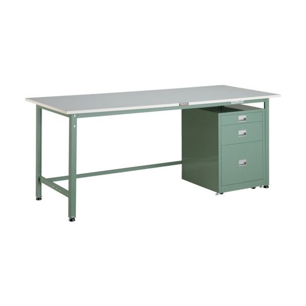 RAE型軽量作業台(3段キャビネット付)