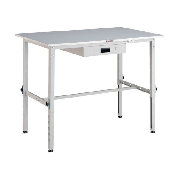 RAEM型軽量高さ調節式作業台(薄型1段引出し付)