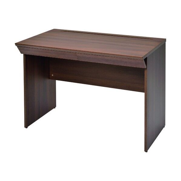 RF木製デスク W1000 引出付き ダーク デスク(引出し付)