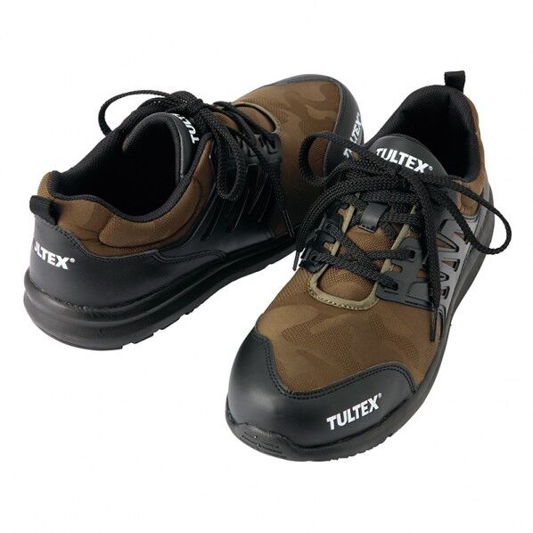 TULTEX セーフティシューズ 025カーキ 26.5 51660 1点