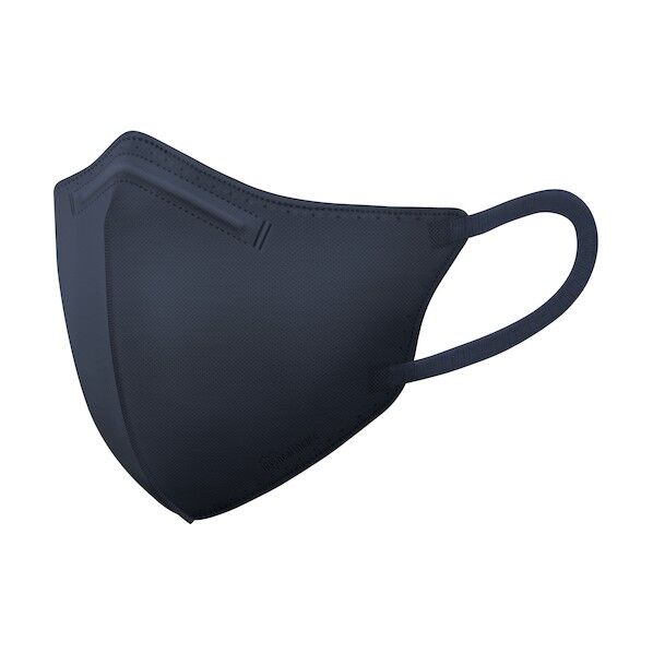 296467 DAILY FIT MASK 立体 ゆったりサイズ ナイトブルー RK-F5LXN 5枚