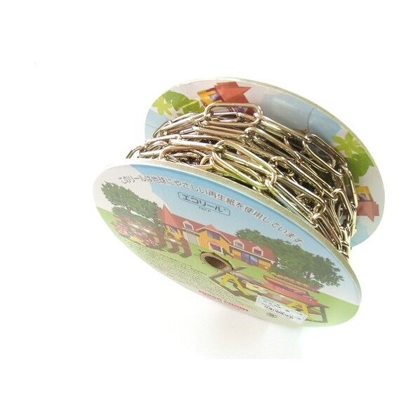 リンクCタイプリール巻チェイン 金 15m R-IL30E 1