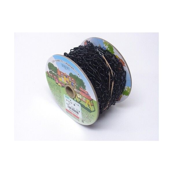 鉄カラー 三ッ組 15m巻 R-IJ17E 黒 1個