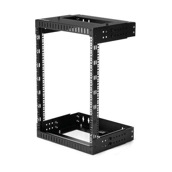 サーバーラック/15U/19インチ/垂直 壁掛け用/2ポスト/奥行調整幅:30.5~50.8cm/ネットワーク機器ラック RK15WALLOA 1個