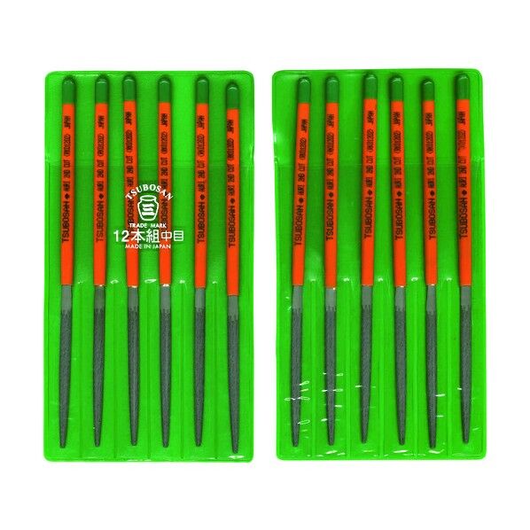 組ヤスリ 12本組 両甲 中目