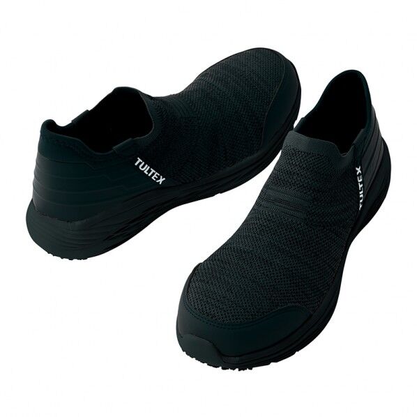 TULTEX セーフティシューズ(男女兼用) 010ブラック 25.0 51662 1足