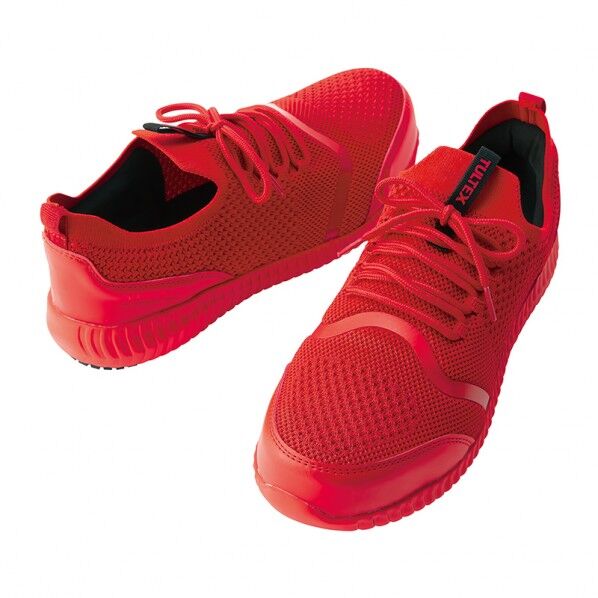 TULTEX セーフティシューズ(男女兼用) 009レッド 27.0 51663 1足