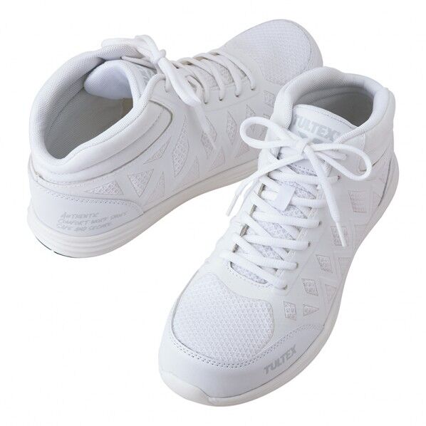 TULTEX セーフティシューズ(男女兼用) 001ホワイト 24.5 51666 1足