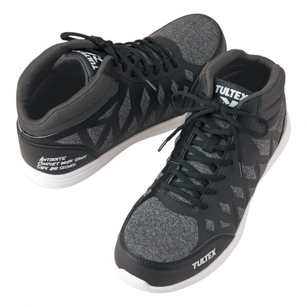 TULTEX セーフティシューズ(男女兼用) 004杢グレー 28.0 51666 1足