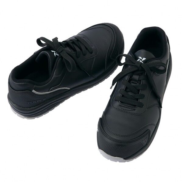 TULTEX セーフティシューズ(男女兼用) 010ブラック 25.0 51668 1着