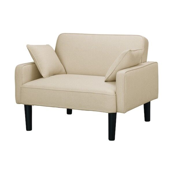 101979 1人掛けリクライニングソファ アイボリー RSB-1S-I 1点