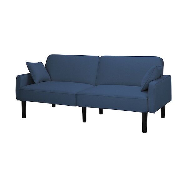 101985 2人掛けリクライニングソファ ネイビー RSB-2S-K 1点