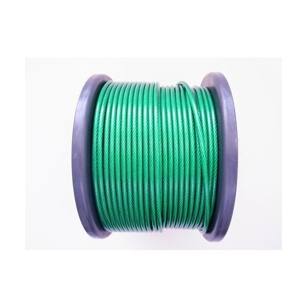 ワイヤー リール巻き 100m巻 R-SY45V 緑 4.50mm 1個