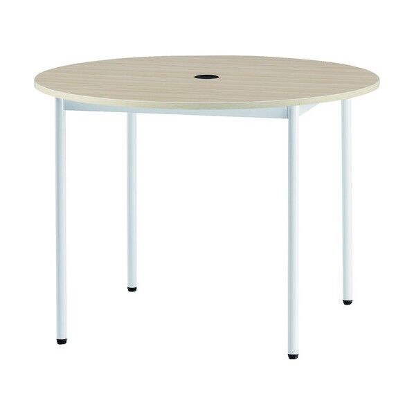 オフィスデスク 丸型 キャスターなし