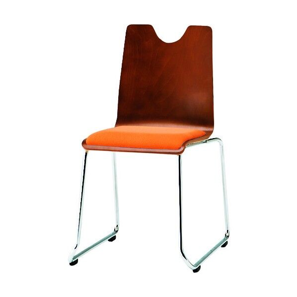 リフレッシュチェア ループ脚 オレンジ RMH-L2 OR 1点