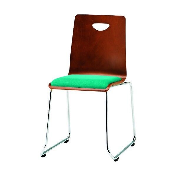 リフレッシュチェア ループ脚 クリアグリーン RM-L2 CGN 1点