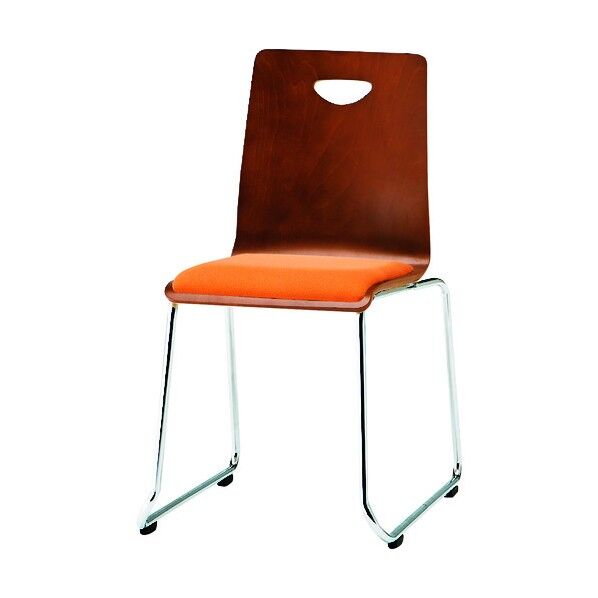 リフレッシュチェア ループ脚 オレンジ RM-L2 OR 1点