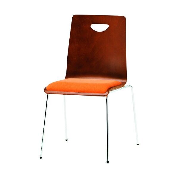 リフレッシュチェア 4本脚 オレンジ RM-L4 OR 1点