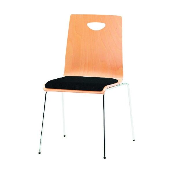 リフレッシュチェア 4本脚 ブラック RM-N4 BK 1点