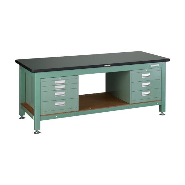 重量作業台(3段・4段キャビネット付)