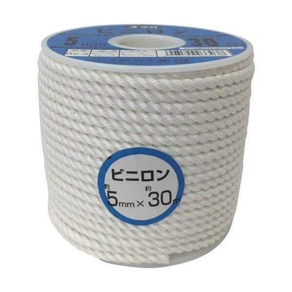 ユタカ ロープビニロンロープボビン巻5φ×30m 105 x 105 x 102 mm RV-3