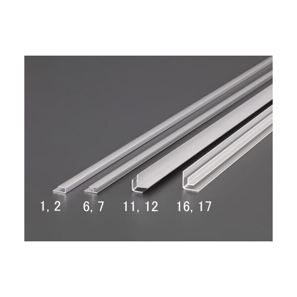 エスコ パネル縁(アルミ製･コ型/10本) 600mm EA440HW-1 1...