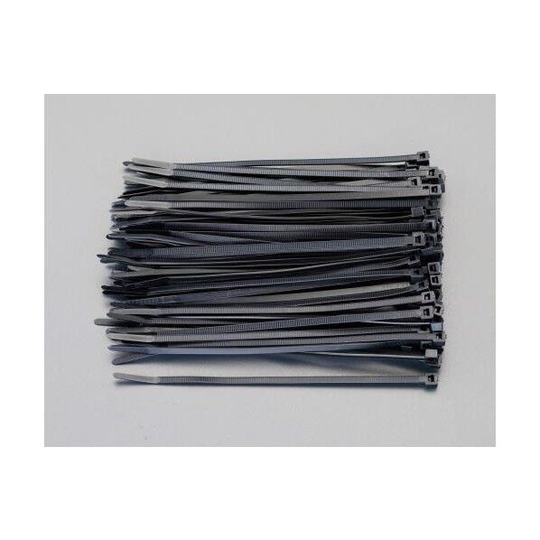 エスコ(esco) 151x 3.5mm 結束バンド(導電性/100本) EA475AJ-415
