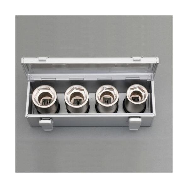 [4個組]ホイールナット用ソケット(アウター/インナー用) 1インチDR EA164NL-700 1組