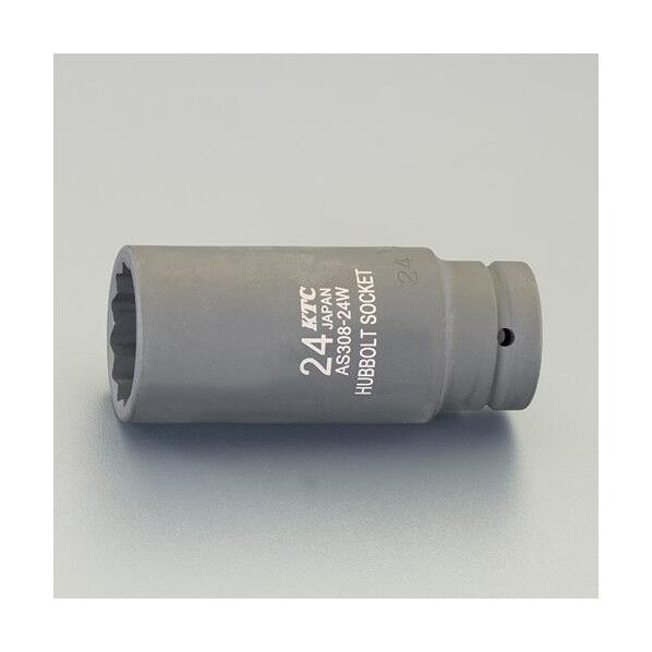 インパクト用ハブボルトソケット(12角) 1/2インチDR×24mm EA164KH-24