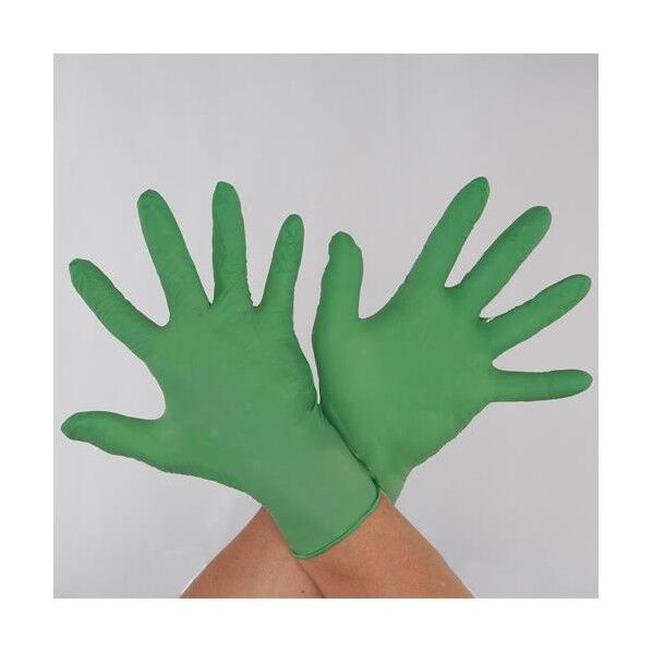 [L/240mm] 手袋(ニトリル･生分解･粉無/100枚) EA354BD-143 1箱