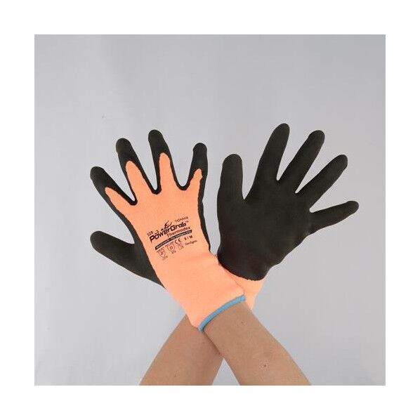 [L/250mm] 手袋(天然ゴム張り.撥水.防寒) EA354AB-203 1双