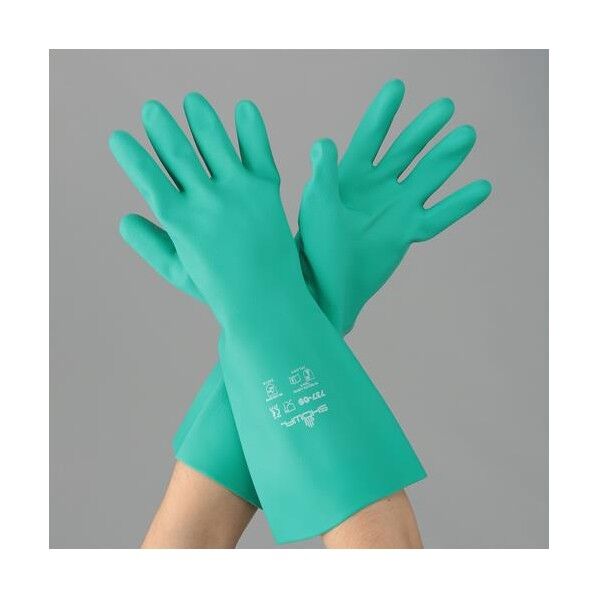 [XL/380mm] 手袋(ニトリルゴム) EA354BD-37 1双