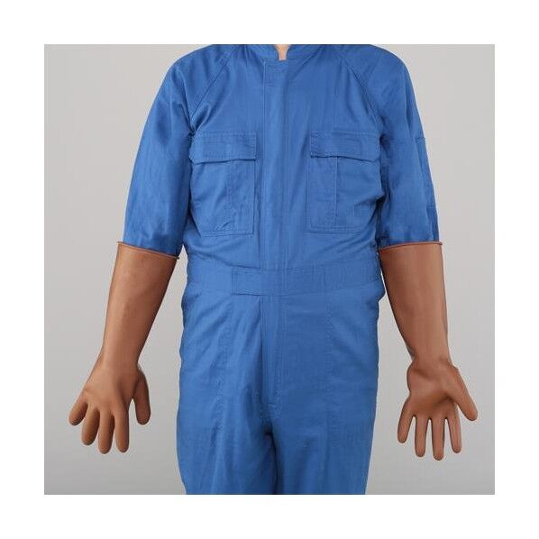 [フリー/650mm] 手袋(天然ゴム製) EA354BJ-3 1双