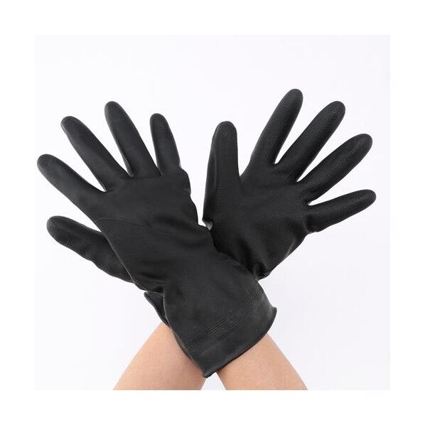 [S/255mm] 手袋(天然ゴム裏毛付) EA354BJ-21 1双