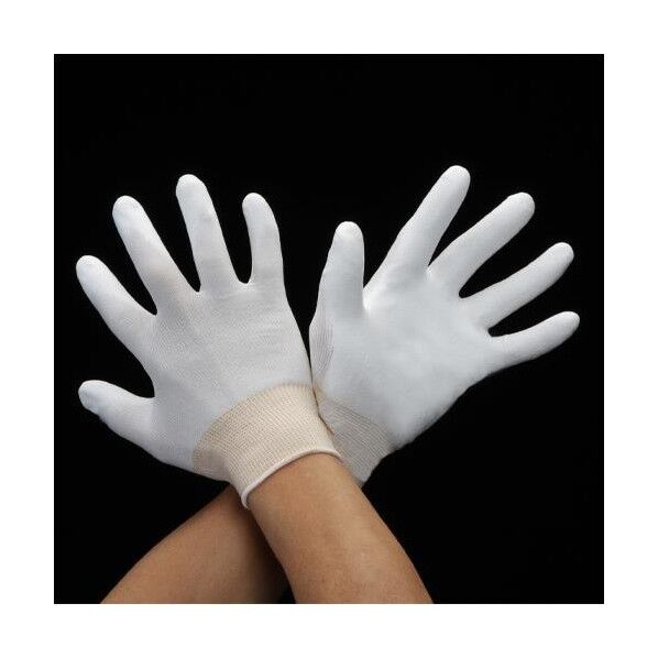 [S] 手袋(低発塵/ナイロン、ポリエステル.ポリウレタン) EA354GB-11B 1双