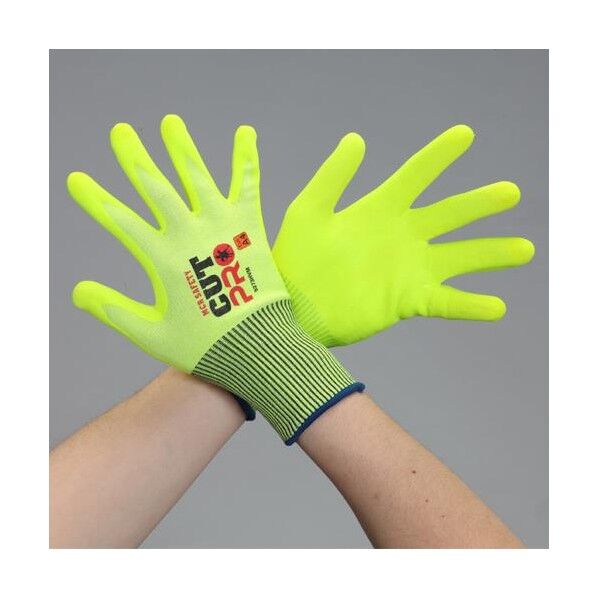 [M] 手袋(耐切創/ケブラー・革/黒色)