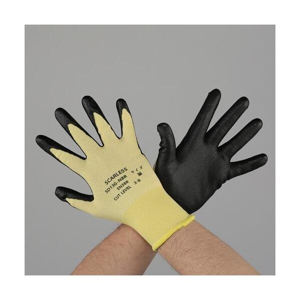 [S] 手袋(ニトリルゴムコーティング/ケブラー) EA354E-141 1双