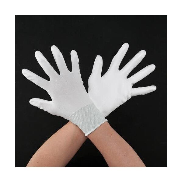 [L] 手袋(低発塵/指先ダブルコート) EA354GB-112 1双