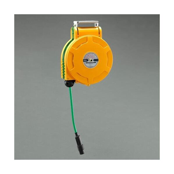 10mmx15m エアーホースリール(自動巻取) EA124BK-1 1台