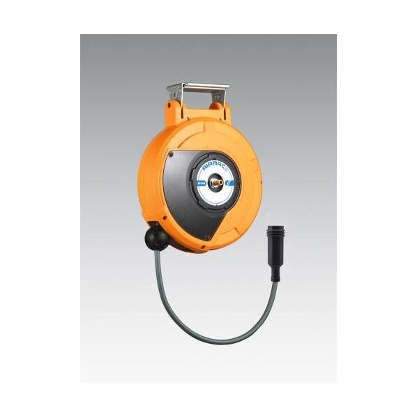 6.5mmx10m エアーホースリール(自動巻取) EA124BK-21 1台