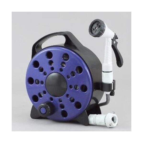 7/11mmx15m 散水ホースリール EA124KC-6A 1個