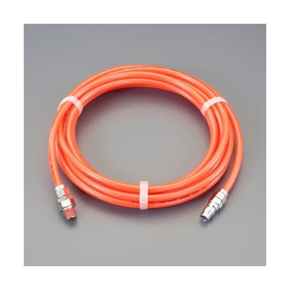 5.0/ 8.0mmx20m ウレタンホース(スイベル金具.プラグ付 EA125CH-120 1巻