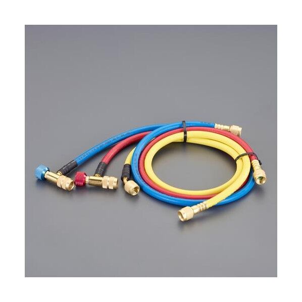 90cm/R32.R410A バルブ付チャージングホースセット EA101TB-10 1ST