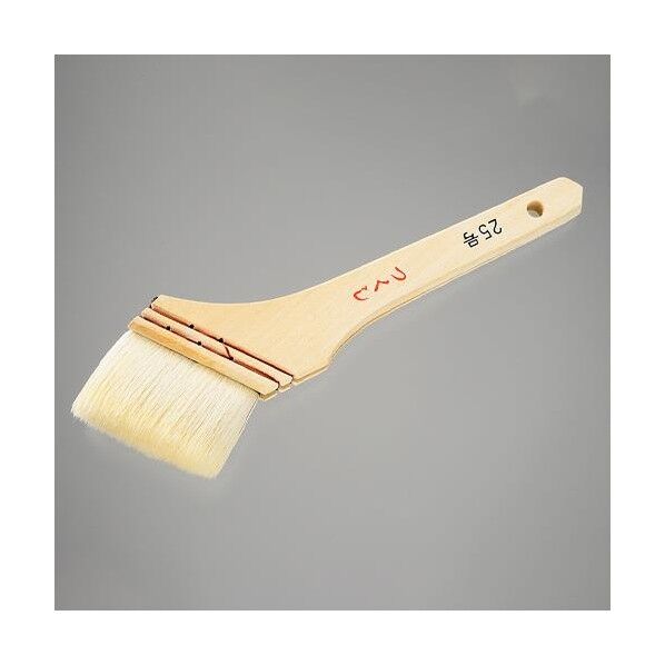 70mm 合成樹脂塗料用薄口刷毛(山羊毛/筋違) EA109LE-4 1本