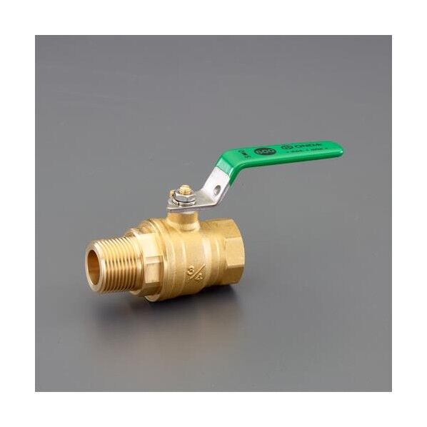 R1/2xRc1/2 ボールバルブ(真鍮製/コンパクト) EA470BD-104 1個